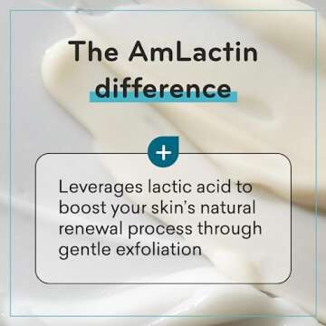 AmLactin Foot Repair Cream - 3 oz Cream for Dry Cracked Heels with 15% Lactic Acid - Exfoliator and Moisturizer for Dry Skin (Packaging May Vary)