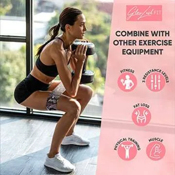 Premium Fabric Resistance Bands Set - Build Muscle & Burn Calories