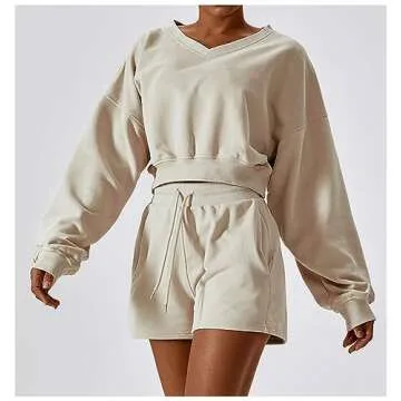 Meladyan Women's Two Piece Sweatsuit for Style and Comfort