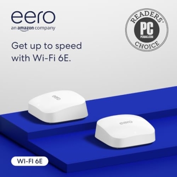 Amazon eero Pro 6E Mesh WiFi Router - 2.5 Gbps Speed