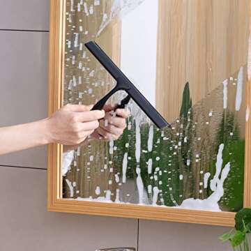 Ettori Multi-Purpose Shower Squeegee for Glass Cleaning