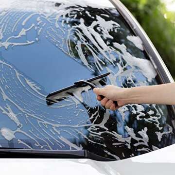 Ettori Multi-Purpose Shower Squeegee for Glass Cleaning