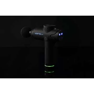 Massage Gun BFGun Stealth HyperDrive Percussive Therapy Muscle Massager Gun Stimulator - Real-Time Pain Relief Deep Tissue Shiatsu Trigger Point Sports Recovery Massager WhisperDrive & ImpactPlus