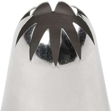 Ateco # 849 Closed Star Pastry Tip - Ultimate Baking Tool