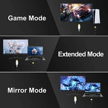 huaham 8K Fiber Optic HDMI Cable 16.4ft, 48Gbps Ultra High Speed HDMI 2.1 Cable 8K@60Hz 4K@120Hz, Support eARC RTX 3090 HDCP 2.2&2.3 Dolby Compatible with PS5, Xbox Series X/Roku/Fire/LG CX TV/Blu-ray