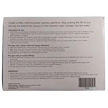 HotSpring Spa Vanishing Act Calcium Remover 76029 – Keep Your Hot Tub Soft and Clear