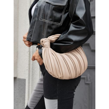 NIUEIMEE ZHOU Small Knotted Handbags for Women