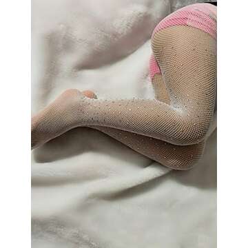 Toddler Girls Sparkle Fishnet Stockings for Ages 2-7