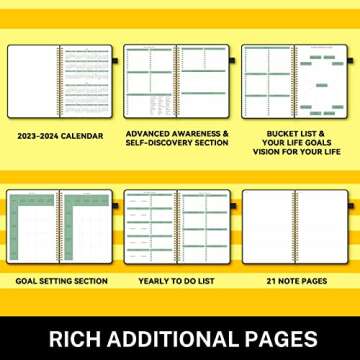 ALLTREE Undated Weekly & Monthly Planner for Organization