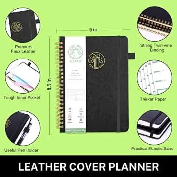 ALLTREE Undated Weekly & Monthly Planner for Organization