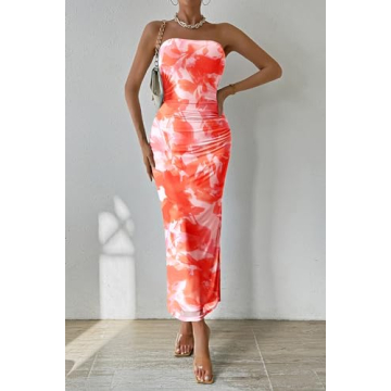 PRETTYGARDEN Maxi Bodycon Dress for Summer Events