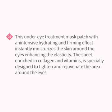 ETUDE Collagen Eye Patch, 0.14 oz. 10 pack | Revitalizing Under-Eye Treatment Mask Patch with Intensive Hydration and Tightening Effect