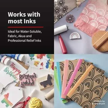 Speedball Deluxe Soft Rubber Brayer, 2-Inch