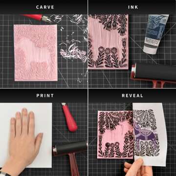 Speedball Deluxe Soft Rubber Brayer, 2-Inch