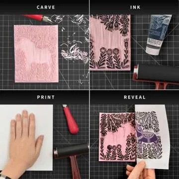 Speedball Deluxe Soft Rubber Brayer, 2-Inch