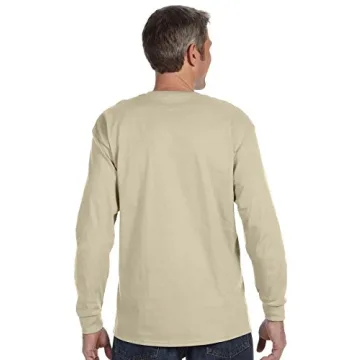 Hanes Mens ComfortSoft Long-Sleeve T-Shirt - Soft & Durable