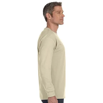 Hanes Mens ComfortSoft Long-Sleeve T-Shirt - Soft & Durable