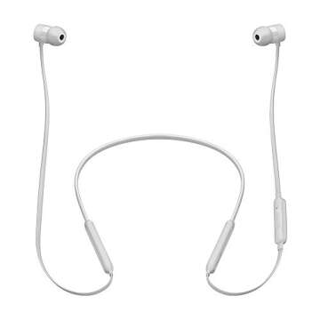 BeatsX Wireless Earphones - Apple W1 Headphone Chip, Class 1 Bluetooth, 8 Hours Of Listening Time - Satin Silver