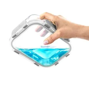 JoyJolt Glass Storage Containers - 24pc Set for Meal Prep