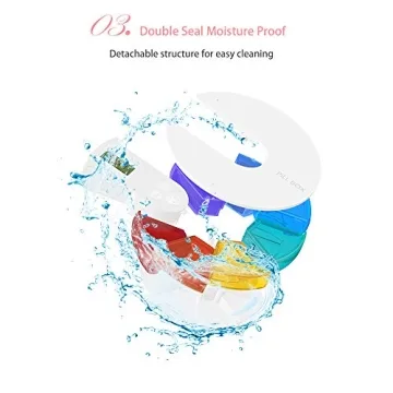 Mindore Rainbow Pill Organizer with Reminder Alarm - Portable