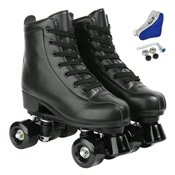 XUDREZ Double-Row Roller Skates ABEC 5 Light-Up Wheels