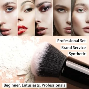 Raffaello 15Pcs Makeup Brush Set for Flawless Application