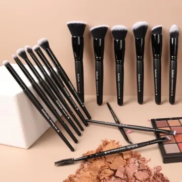 Raffaello 15Pcs Makeup Brush Set for Flawless Application