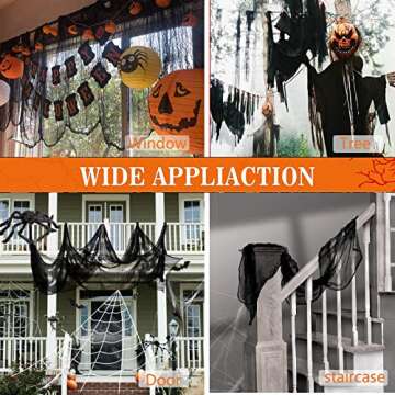 Halloween 394 x 30 Inch Creepy Gauze Cloth for Decor