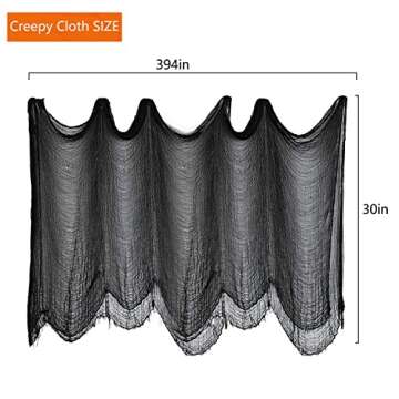 Halloween 394 x 30 Inch Creepy Gauze Cloth for Decor