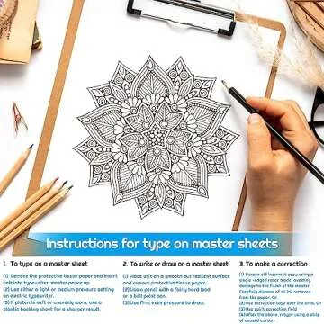 Tattoo Transfer Paper, Cridoz 35 Sheets Stencil Transfer Paper for Tattooing, A4 Size