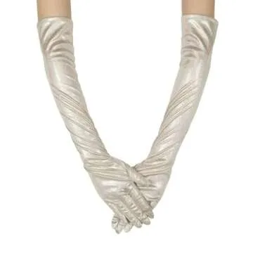 GRYUIRY Glitter Sparkly Gloves for Parties and Events