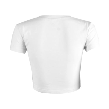 Trendy Women Y2K Graphic Baby Tee for Summer Style