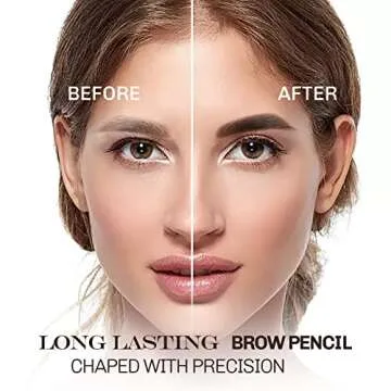 SUMEITANG 3Colors Eyebrow Pencil Eyeliner Set，Soft Textured Eyebrow Tint Pen，Easy to Color，Long Lasting，Waterproof Eye Brow Pencils for Fills in Sparse Areas and Gaps，Create a Natural Brow Makeup