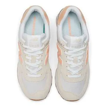 New Balance womens 574 V2 Restore Sneaker, Calm Taupe/Nimbus Cloud, 8.5 US