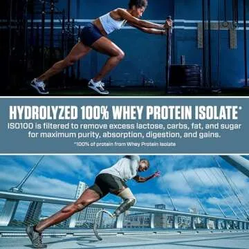 Dymatize ISO 100 Whey Protein Powder with 25g of Hydrolyzed 100% Whey Isolate, Chocolate Peanut Butter, 5 Pound