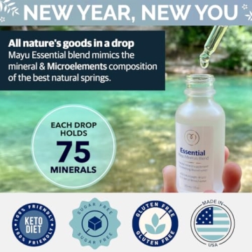 Mayu Ionic Trace Mineral Drops for Enhanced Hydration and Wellness