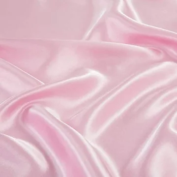 TREELY Silky Pink Satin Sheets Queen Size Set with Deep Pockets
