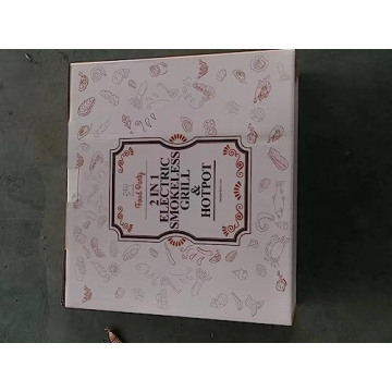 Food Party 2 in 1 Electric Smokeless Grill Hot Pot