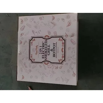 Food Party 2 in 1 Electric Smokeless Grill Hot Pot