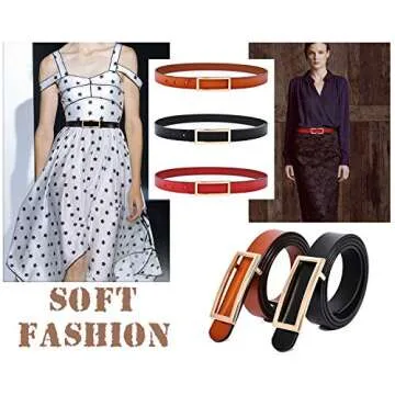 Stylish INSIGHTER Women's Adjustable Leather Belt