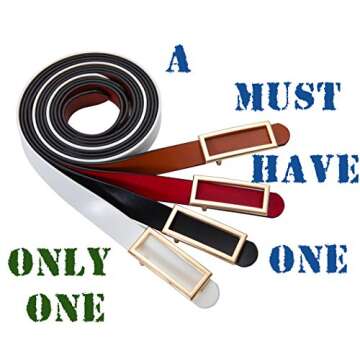 Stylish INSIGHTER Women's Adjustable Leather Belt