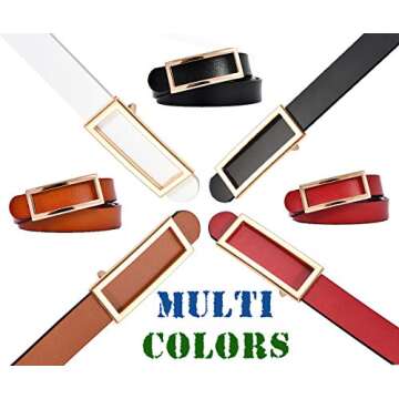 Stylish INSIGHTER Women's Adjustable Leather Belt