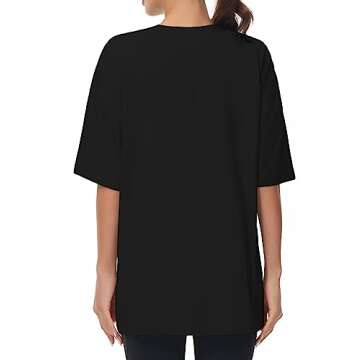 Women's Oversized Casual Gym T-Shirt - Comfortable & Stylish