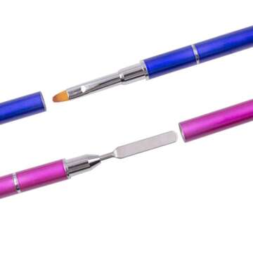 Kalolary Dual-Ended Poly Gel Nail Brush & Picker