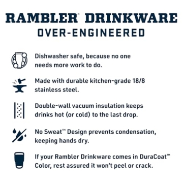 YETI Rambler 14 oz Insulated Stackable Mug in Navy