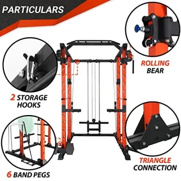 ER KANG Fitness Power Cage for Home Strength Training
