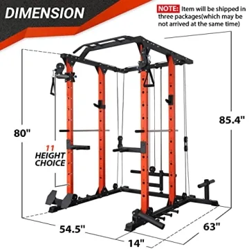 ER KANG Fitness Power Cage for Home Strength Training