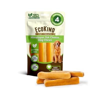 Natural Gold Yak Cheese Dog Chews for Healthy Pets