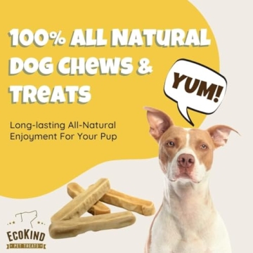 Natural Gold Yak Cheese Dog Chews for Healthy Pets