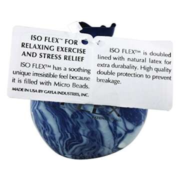 Colorful Isoflex Stress Relief and Hand Exercise Ball for Stress Relief